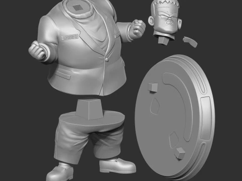 Android 8 - Dragon Ball Fanart 3D Print Model
