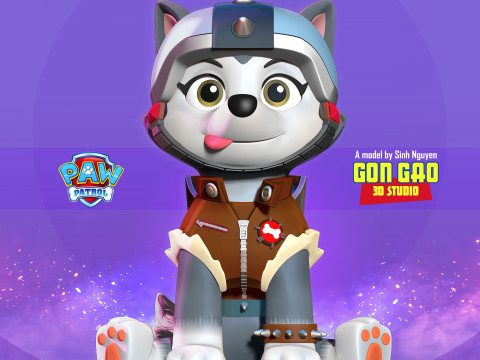 Paw Patrol - Gasket 3D 프린트 모델