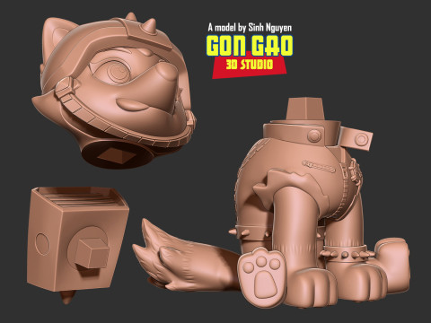Paw Patrol - Gasket 3Dプリントモデル