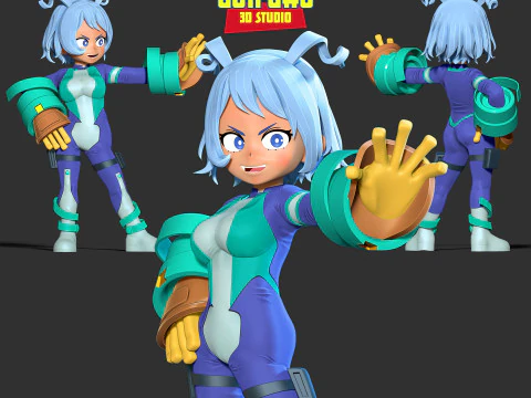 Kid Nejire Hado 3D Print Model
