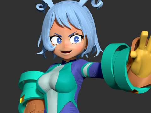 Kid Nejire Hado 3D Принт Модель