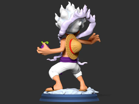 Kid Luffy Gear 5 3D Print Model