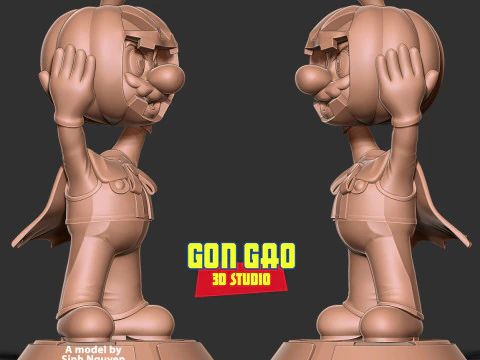 Чарівник Маріо 3D Принт Модель
