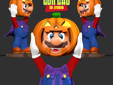 Magician Mario 3D Print Model