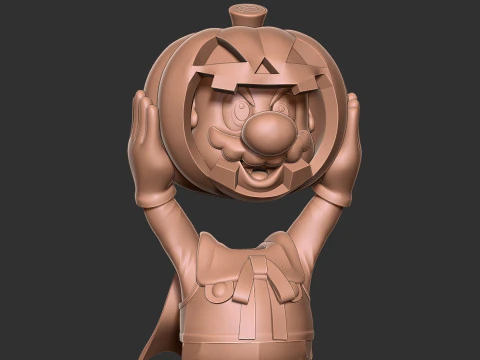 Чарівник Маріо 3D Принт Модель