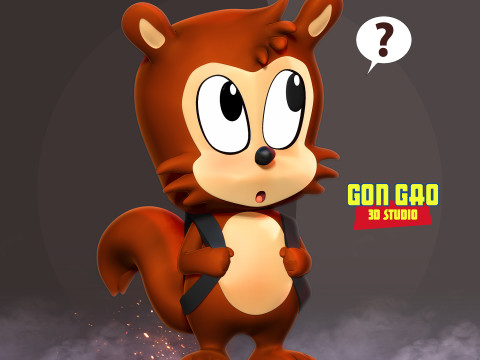 Ricky - Sonic the Hedgehog 3D Принт Модель