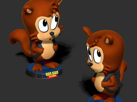 Ricky - Sonic the Hedgehog 3D Print Model