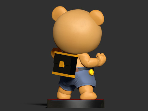 Ted the bear 3D Print Model