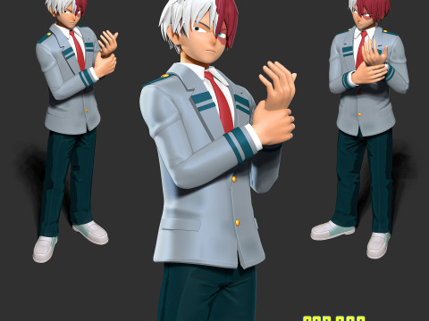 Shoto Todoroki - My Hero Academia Modello di stampa 3D