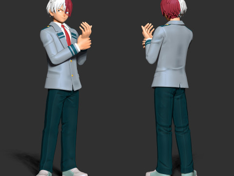Shoto Todoroki - My Hero Academia Modello di stampa 3D