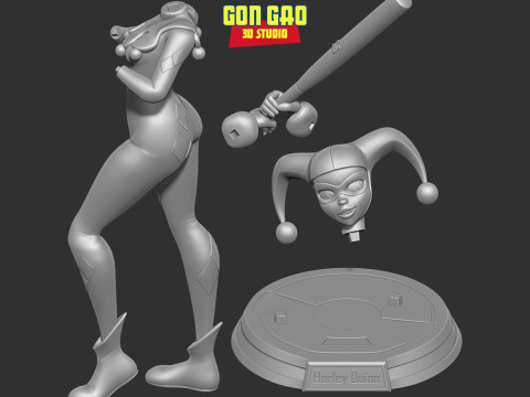 Harley Quinn - Classic 3D Print Model