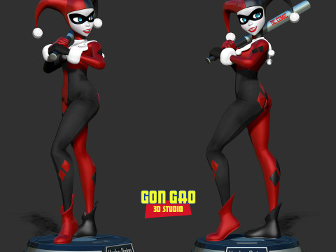 Harley Quinn - Classic 3D Print Model