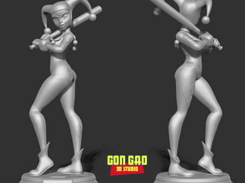Harley Quinn - Classic 3D Print Model