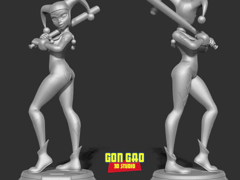 Harley Quinn - Classic 3D Print Model