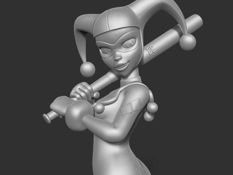 Harley Quinn - Classic 3D Print Model