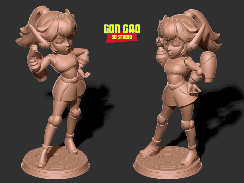 Princess Peach 3D Принт Модель