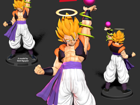 Super Gogeta - Dragon Ball 3D Print Model