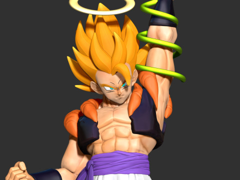 Super Gogeta - Dragon Ball 3D Print Model