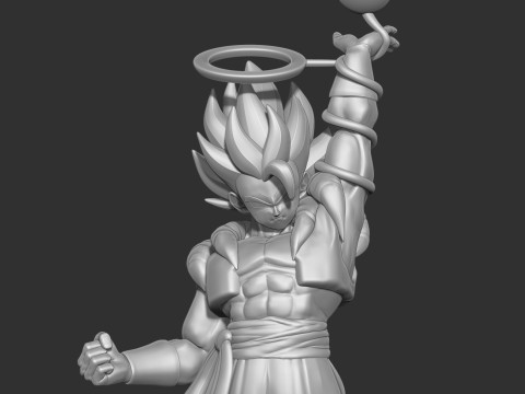 Super Gogeta - Dragon Ball 3D Print Model