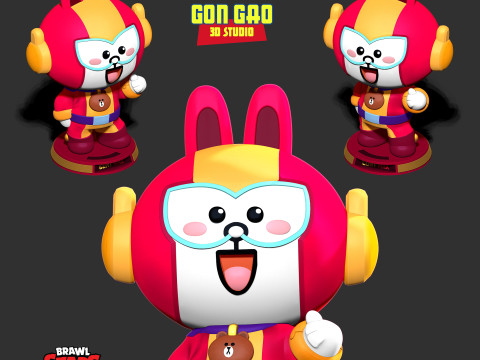 Кони Макс 3D Принт Модель