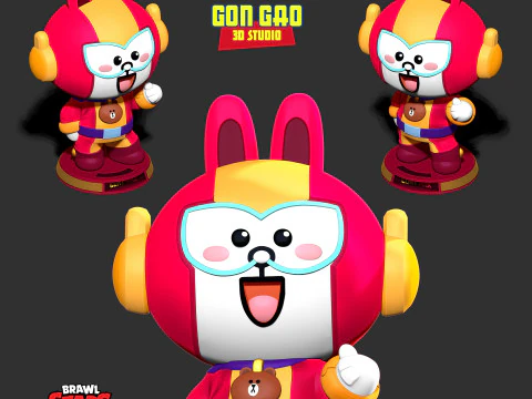 Konijn Max 3D printmodel