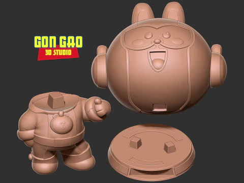 Konijn Max 3D printmodel