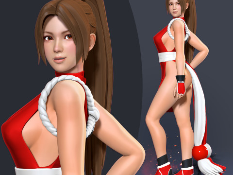 Mai Shiranui - nueva versión Modelo de impresión 3D