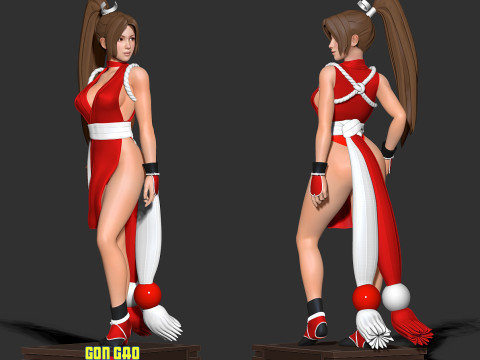 Mai Shiranui - nueva versión Modelo de impresión 3D