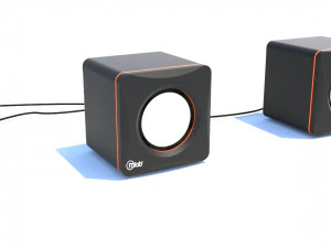 Black speakers mlab 3D Model