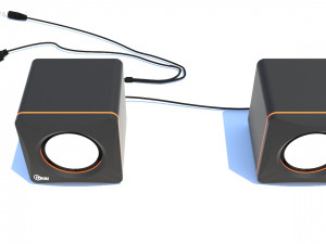 Black speakers mlab 3D Model