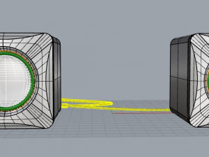 Black speakers mlab 3D Model