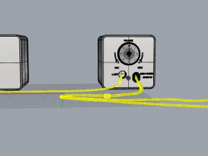 Black speakers mlab 3D Model