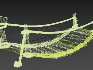 Rope bridge Modelo 3D