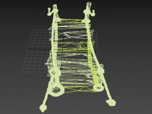Rope bridge Modelo 3D
