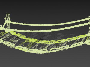 Rope bridge Modelo 3D