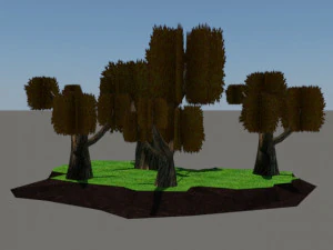 деревья 3D Модель