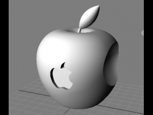 logo apple 3Dプリントモデル