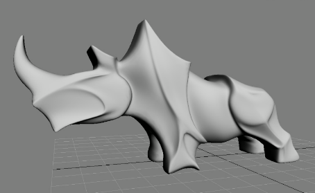 of rhinoceros Modello di stampa 3D .c4d .max .obj .3ds .fbx .stl .blend 