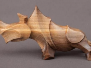 of rhinoceros Modello di stampa 3D