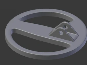 dd sensor housing of metal detector 200mm 3D Print Model