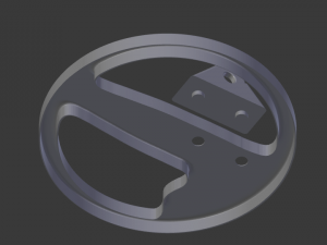dd sensor housing of metal detector 200mm 3D Print Model