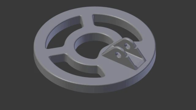 mono detector housing 200 mm 3D Print Model .c4d .max .obj .3ds .fbx .stl .blend 