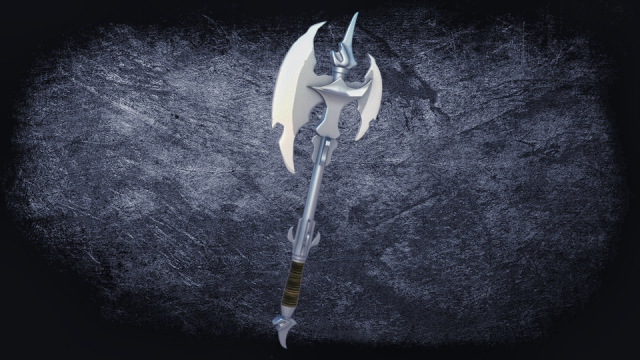 arcanium axe 3D Model .c4d .max .obj .3ds .fbx .stl .blend 