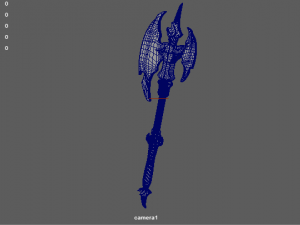 arcanium axe 3D Model