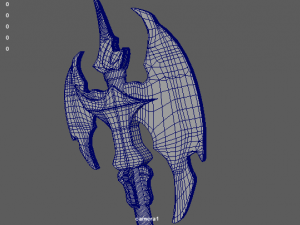 arcanium axe 3D Model