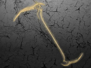 golden scythe 3D Model