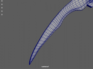 golden scythe Modelo 3D