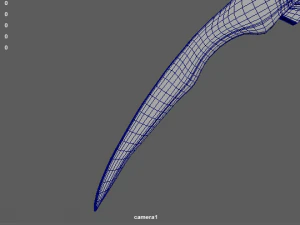 golden scythe 3D Model