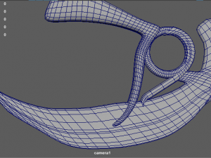 golden scythe Modelo 3D