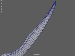 golden scythe 3D Model